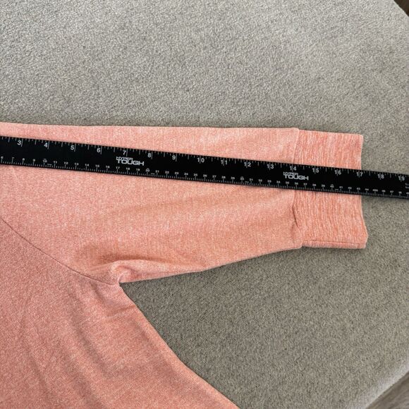 Cuddl Duds Sleep Shirt L Petite Peach Fleece Lined Comfort Sleep Cardigan Cozy - Picture 8 of 10